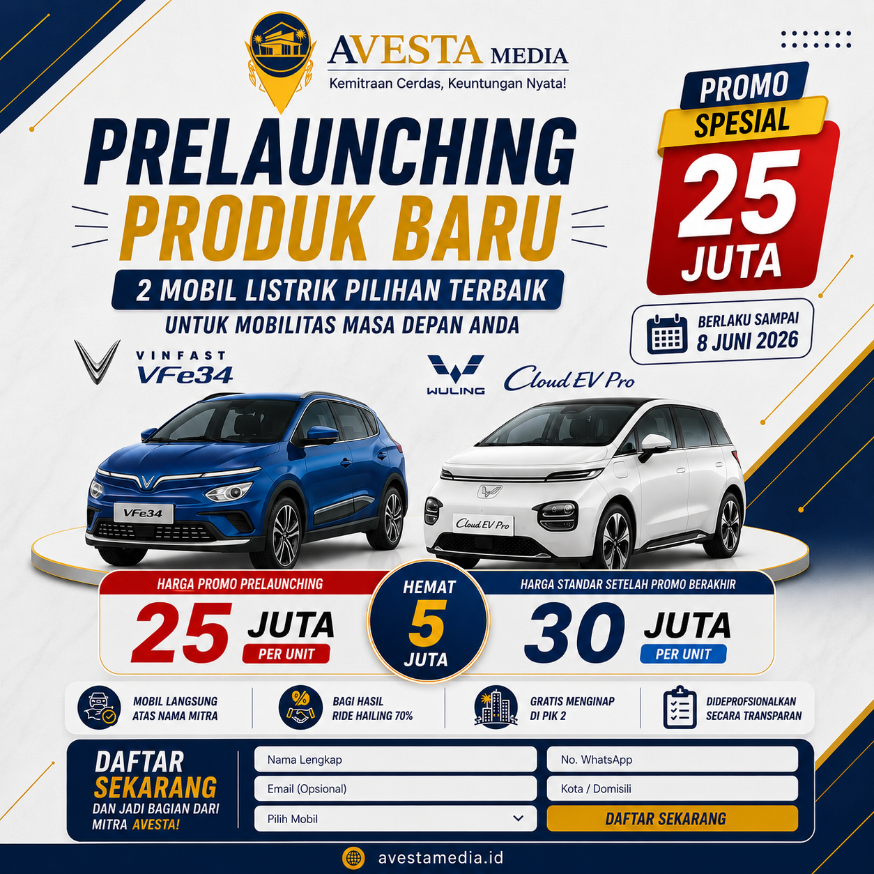 Avesta kemitraan mobil produktif